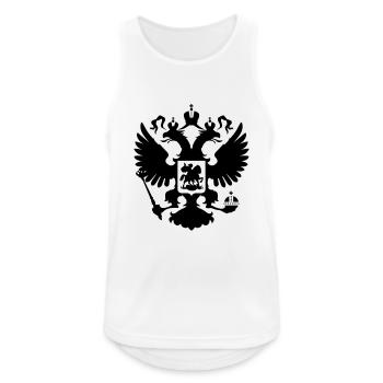 russia - Men's Breathable Tank Top - white - Front - Nick (188cm)