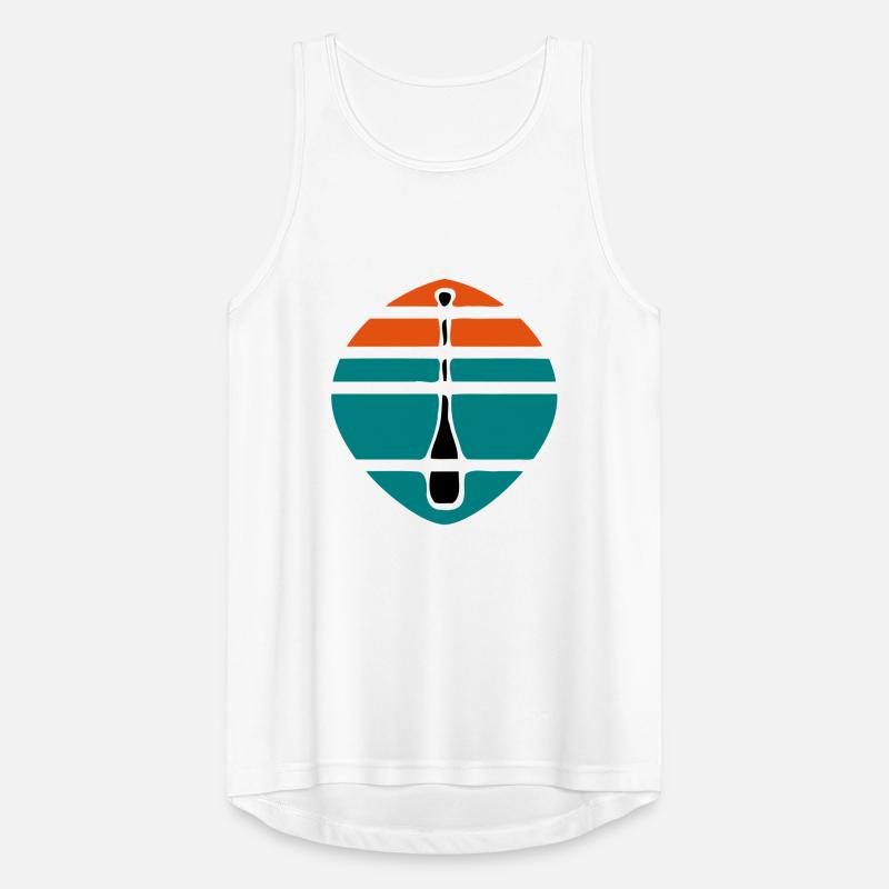 Paddle Sunset Logo Men's Breathable Tank Top