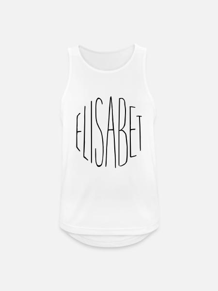 Elisabet - Men's Breathable Tank Top - white