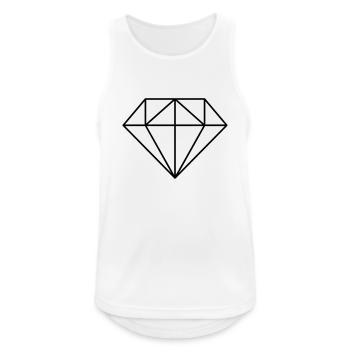 Diamond - Men's Breathable Tank Top - white - Front - Nick (188cm)