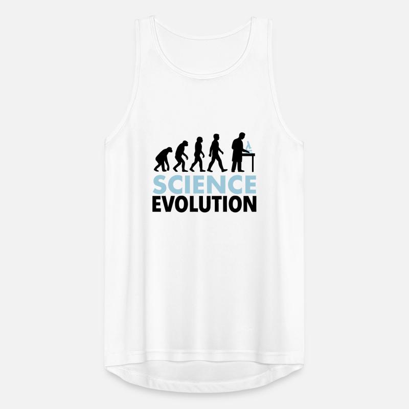 Science Evolution for Science Fans Men's Breathable Tank Top