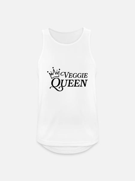 Vegan - Men's Breathable Tank Top - white