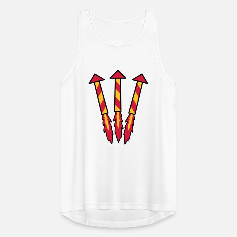 Firework Rockets Männer Tank Top atmungsaktiv