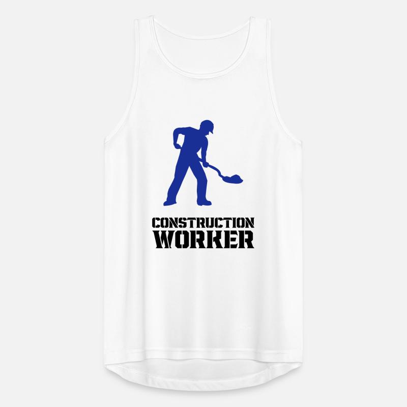 Construction Worker Construction Site Worker Men's Breathable Tank Top