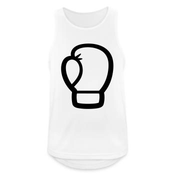 gant de boxe - Débardeur respirant Homme - blanc - Devant - Nick (188cm)