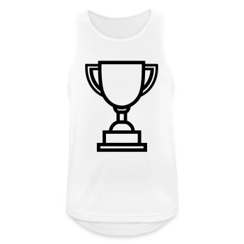 trophée - Débardeur respirant Homme - blanc - Devant - Nick (188cm)
