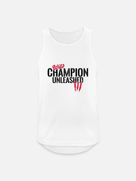 Wilder Champion entfesselt - Men's Breathable Tank Top - white
