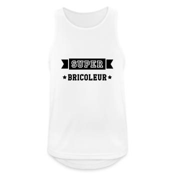 Super Handyman - Men's Breathable Tank Top - white - Front - Nick (188cm)