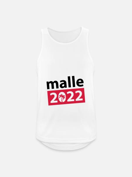 malle 2022 - Männer Tank Top atmungsaktiv - Weiß