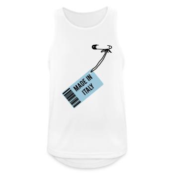 Made in Italy - Débardeur respirant Homme - blanc - Devant - Nick (188cm)