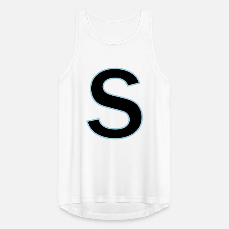 Buchstaben s Vektor Männer Tank Top atmungsaktiv