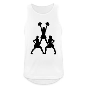 Cheerleader - Débardeur respirant Homme - blanc - Devant - Nick (188cm)