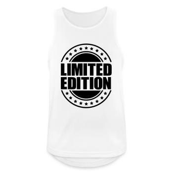 Limited Edition - Männer Tank Top atmungsaktiv - Weiß - Vorne - Nick (188cm)