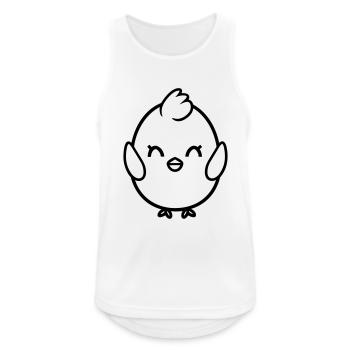 chick - Men's Breathable Tank Top - white - Front - Nick (188cm)