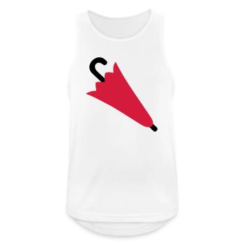 umbrella - Men's Breathable Tank Top - white - Front - Nick (188cm)