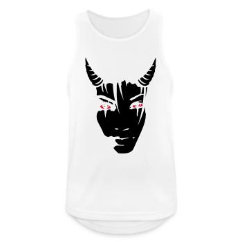 Devil girl - Männer Tank Top atmungsaktiv - Weiß - Vorne - Nick (188cm)