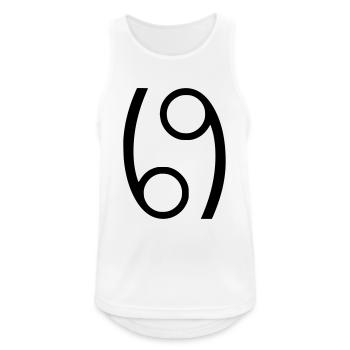 69 Stellung 60 Position Sexstellung Kamasutra Sex - Männer Tank Top atmungsaktiv - Weiß - Vorne - Nick (188cm)