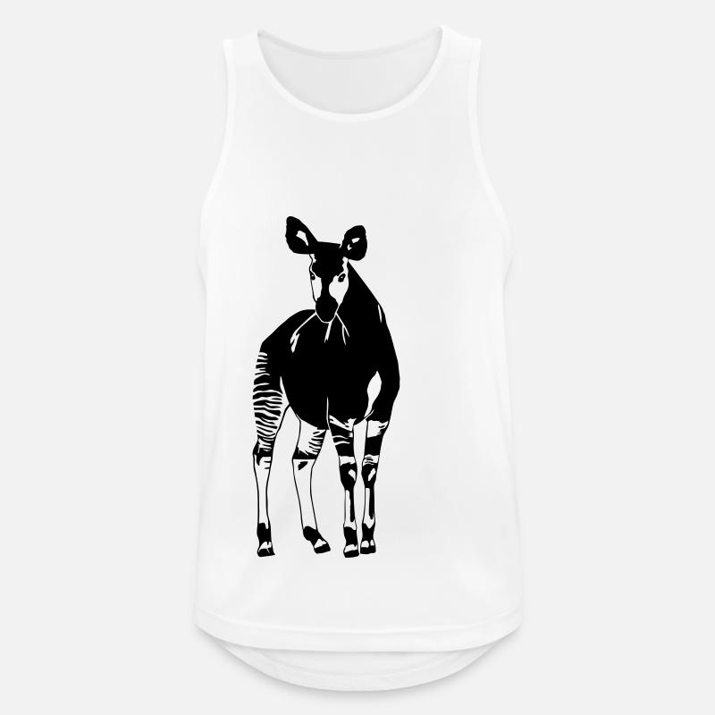Okapi - Men's Breathable Tank Top - white