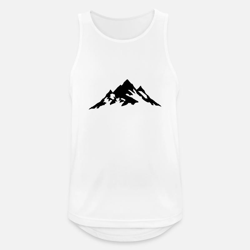 Mountain, Mountains - Men's Breathable Tank Top - white