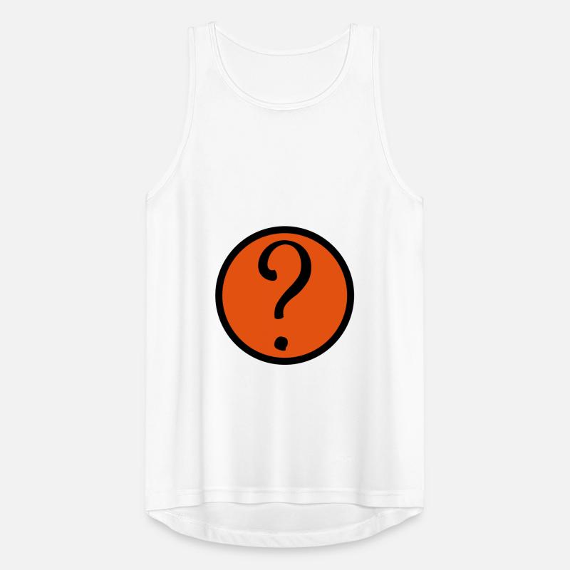 point d’interrogation symbole Débardeur respirant Homme