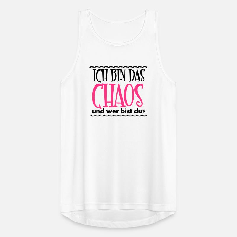 Ich bin das Chaos Geschenk Männer Tank Top atmungsaktiv