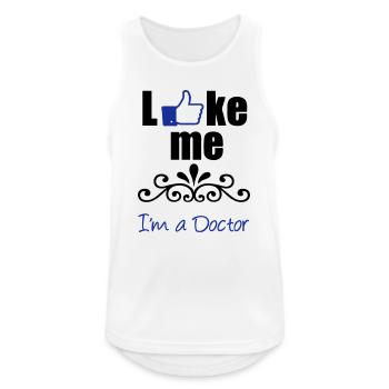 Like the Doctor - Men's Breathable Tank Top - white - Front - Nick (188cm)