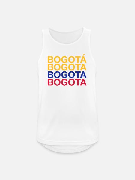 BOGOTA Colombia Kolumbien - Men's Breathable Tank Top - white