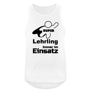 Super Lehrling Geschenk - Männer Tank Top atmungsaktiv - Weiß - Vorne - Nick (188cm)