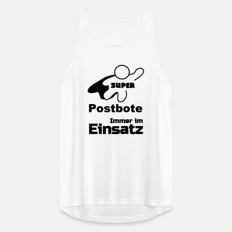 Super Postbote Geschenk Männer Tank Top atmungsaktiv