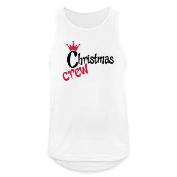 Tolles Design zu Weihnachten - Männer Tank Top atmungsaktiv - Weiß - Vorne - Nick (188cm)