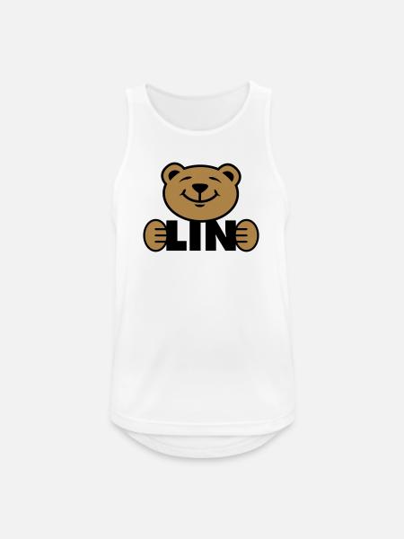 Berlin | Bär | Bearlin | Bear - Men's Breathable Tank Top - white