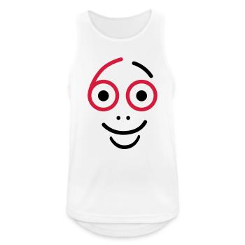 Super, 60 years! - Men's Breathable Tank Top - white - Front - Nick (188cm)