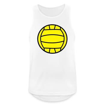 2541614 15552611 volley - Männer Tank Top atmungsaktiv - Weiß - Vorne - Nick (188cm)
