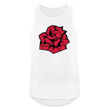 6254398 135442652 Rose - Débardeur respirant Homme - blanc - Devant - Nick (188cm)