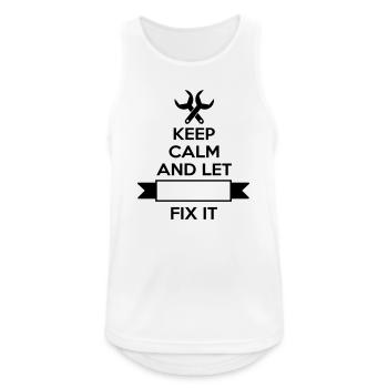 mechanic - Men's Breathable Tank Top - white - Front - Nick (188cm)