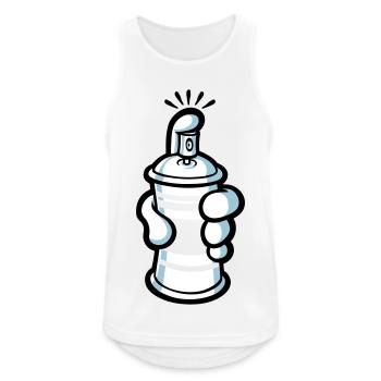 Cartoon paint spray - Men's Breathable Tank Top - white - Front - Nick (188cm)