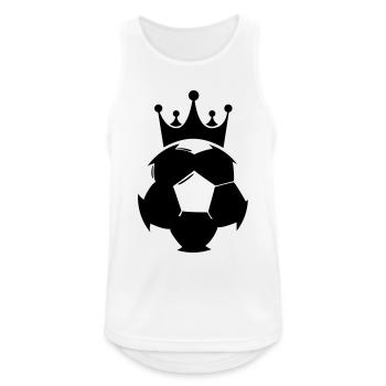 football soccer - Débardeur respirant Homme - blanc - Devant - Nick (188cm)