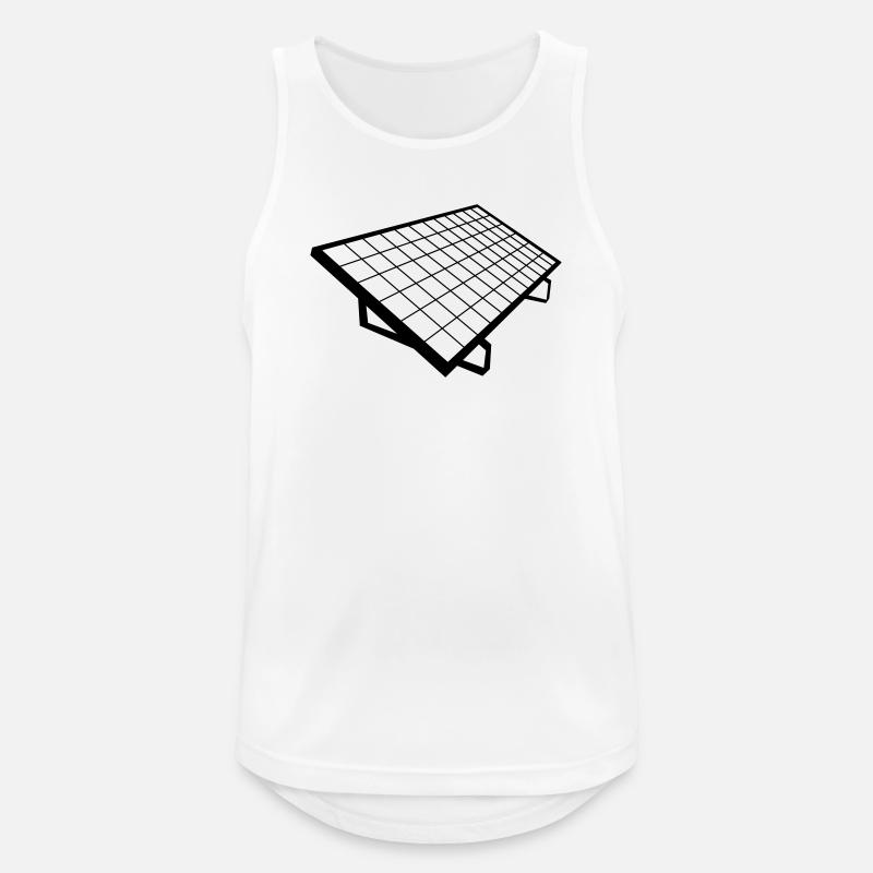 solar panel Solar System - Men's Breathable Tank Top - white