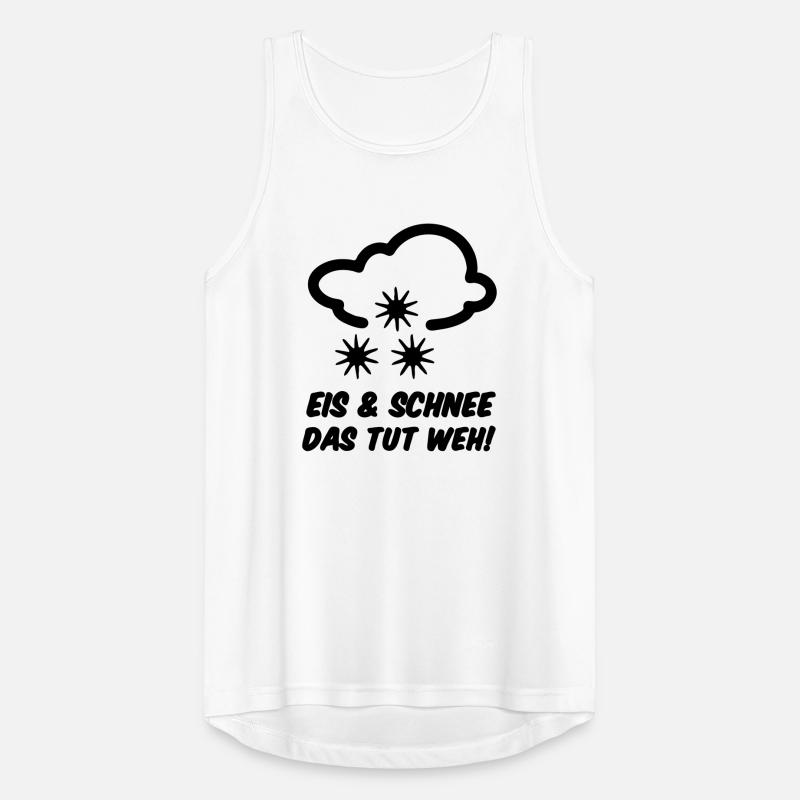 Winter Eis Schnee Spruch lustig Geschenk Männer Tank Top atmungsaktiv