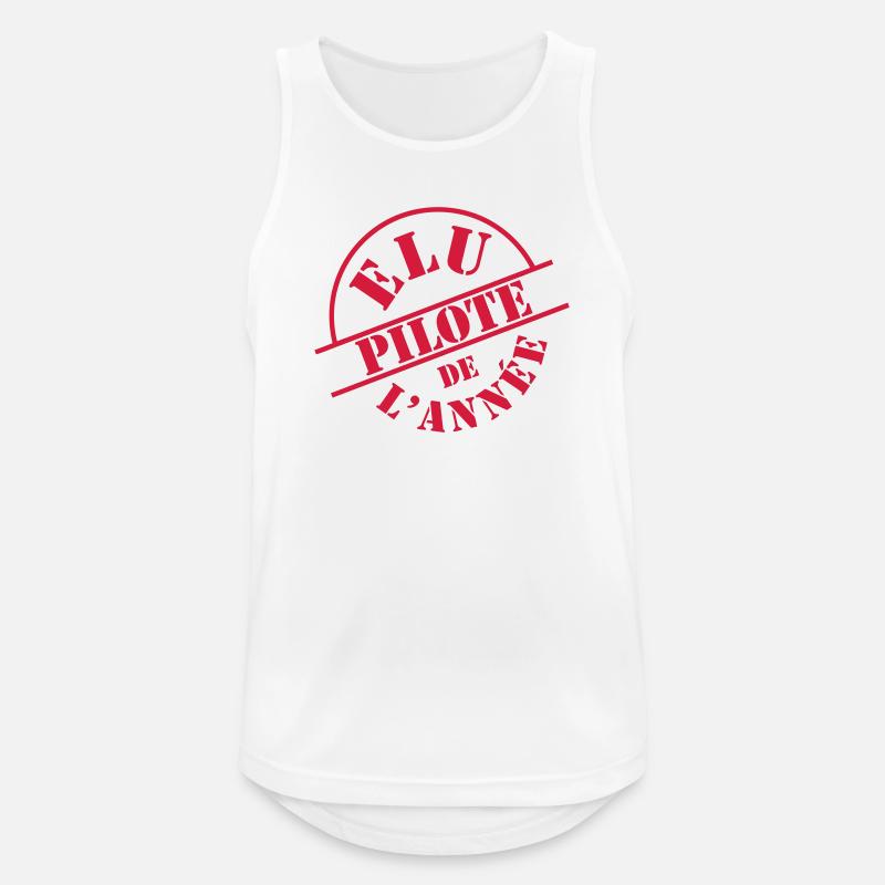aviators - Men's Breathable Tank Top - white