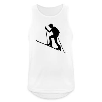 skialpinism - Débardeur respirant Homme - blanc - Devant - Nick (188cm)