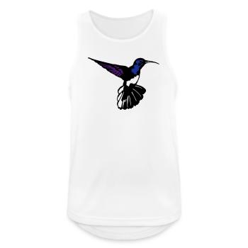 colibri - Débardeur respirant Homme - blanc - Devant - Nick (188cm)