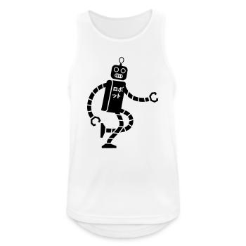 robot - Men's Breathable Tank Top - white - Front - Nick (188cm)