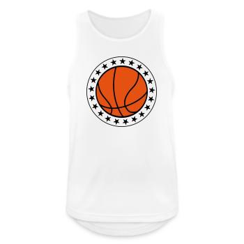 Basketball - Débardeur respirant Homme - blanc - Devant - Nick (188cm)