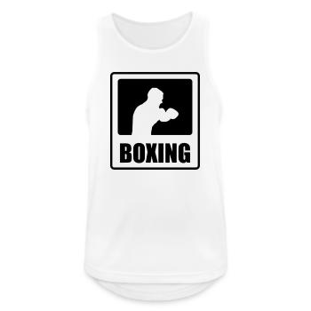 Boxing - Débardeur respirant Homme - blanc - Devant - Nick (188cm)