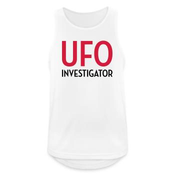 Ufo Alien Raum außerirdisches Aussenseiter - Männer Tank Top atmungsaktiv - Weiß - Vorne - Nick (188cm)