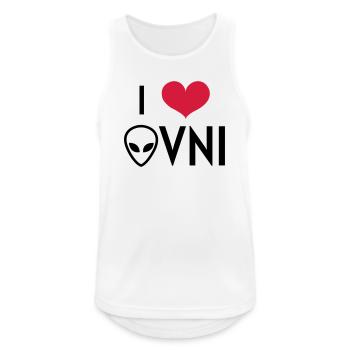 Ufo Alien Raum außerirdisches Aussenseiter - Männer Tank Top atmungsaktiv - Weiß - Vorne - Nick (188cm)