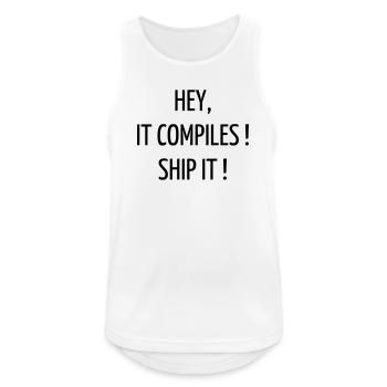 Quote / Gaming / Geek / Gamer / Computer / Game - Men's Breathable Tank Top - white - Front - Nick (188cm)
