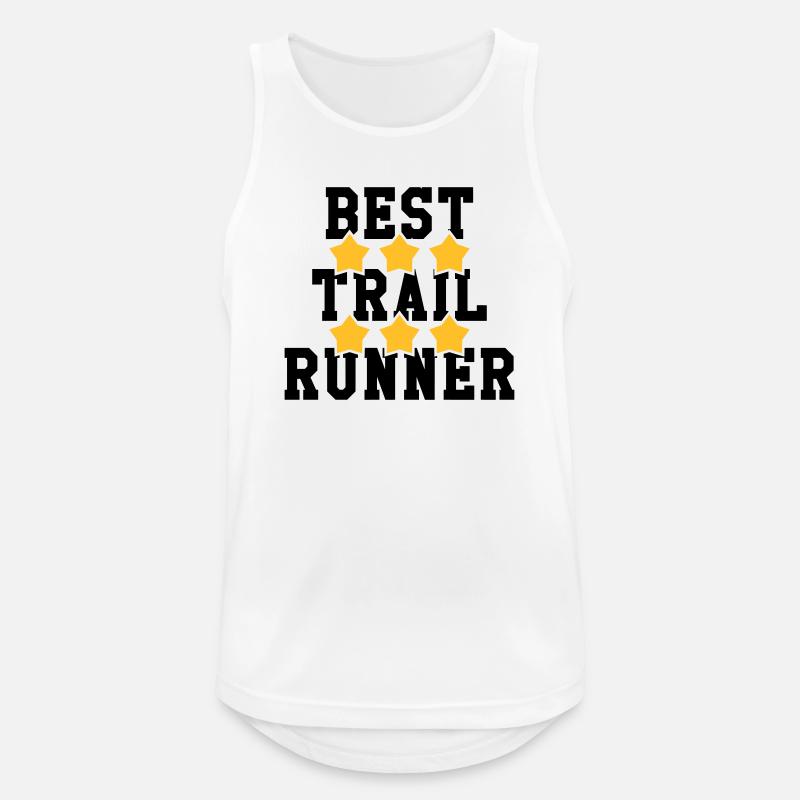 Course à Pied / Running / Jogging / Coureur - Débardeur respirant Homme - blanc
