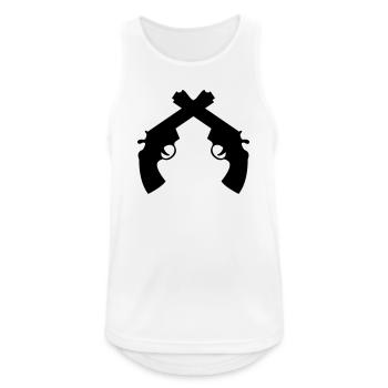 Police - Policeman - Cop - Policier - Polizei - Men's Breathable Tank Top - white - Front - Nick (188cm)